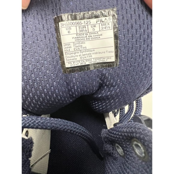 Fila Size 6 Youth Unknown Territory High Top Sneaker Boot White - Picture 12 of 13